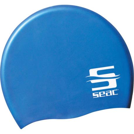 Σκουφάκι κολύμβησης σιλικόνης Seac μπλε_e-sea.gr