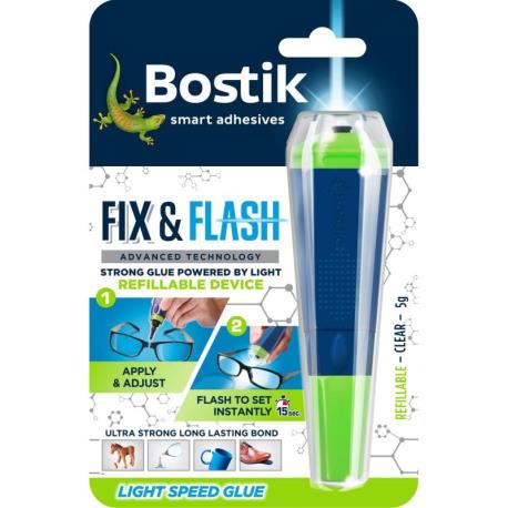 Κόλλα στιγμής ενεργοποίησης UV Fix & Flash 5gr Bostix_e-sea.gr
