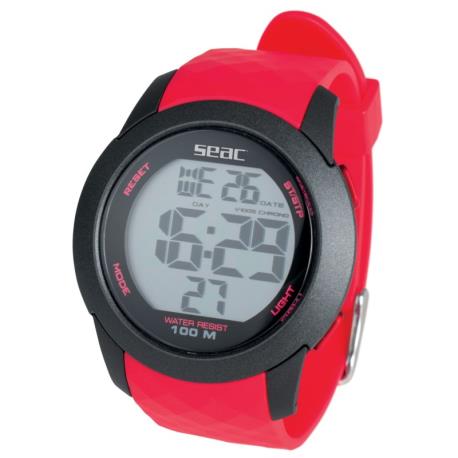 Καταδυτικό ρολόι Chronos κόκκινο Seac_e-sea.gr
