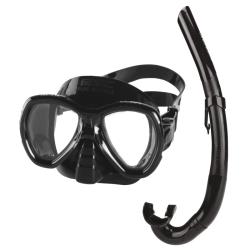 Σετ μάσκα αναπνευστήρας Elba σιλικόνης μαύρη 89-53N Seac_e-sea.gr
