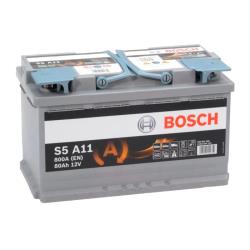 Μπαταρία S5 A11 Start-Stop AGM 12V 80Ah Bosch_e-sea.gr