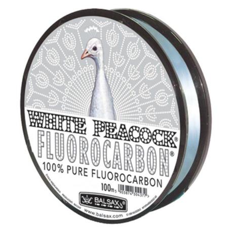 Πετονιά 100% fluorocarbon White Peacock 2400 0.30mm 8.17kg 100m Balsax_e-sea.gr