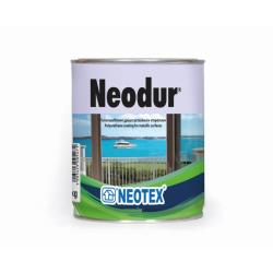 Χρώμα πολυουρεθάνης γυαλιστερό λευκό RAL9003 Neodur A+B 5kg Neotex_e-sea.gr