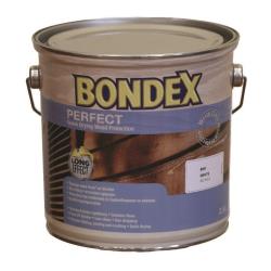 Υδατοδιαλυτό εμποτιστικό ξύλου σατινέ Perfect λευκό 800 2.5lt Bondex_e-sea.gr