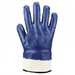 Γάντια πετρελαίου-πέτρας νιτριλίου μπλε 135gr CresMan