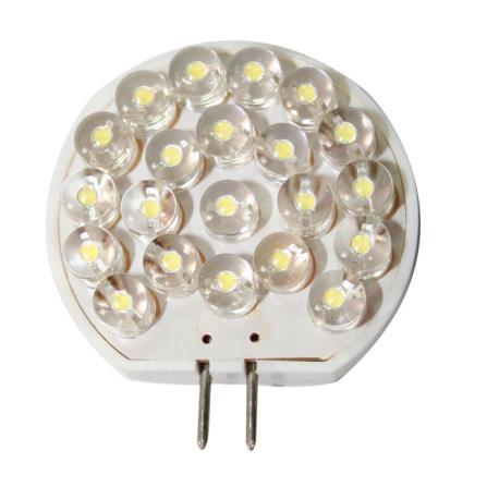 Λαμπάκι LED, 12V, T30, G4, ψυχρό λευκό - 21 LEDs